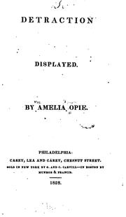 Cover of: Detraction Displayed
