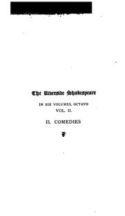 Cover of: Mr. William Shakespeare's Comedies, Histories, Tragedies, and Poems by William Shakespeare