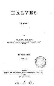 Cover of: Halves by James Payn