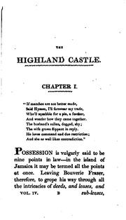 The highland castle, and the lowland cottage by Rosalia St. Clair