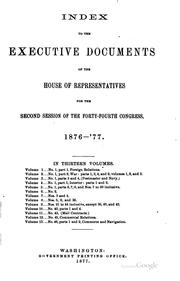 Cover of: House Documents, Otherwise Publ. as Executive Documents: 13th Congress, 2d ..