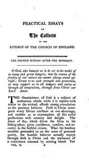 Cover of: Practical Essays on the Morning and Evening Services of the Church of England