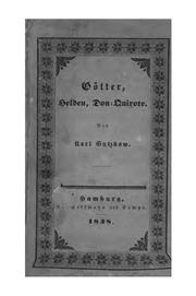 Cover of: Götter, Helden, Don-quixote: Abstimmungen zur Beurtheilung der literarischen Epoche