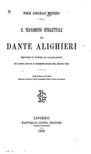 Cover of: Il traviamento intellettuale di Dante Alighieri secondo il Witte, lo Scartazzini ed altri ...