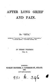 Cover of: After long grief and pain, by 'Rita'.