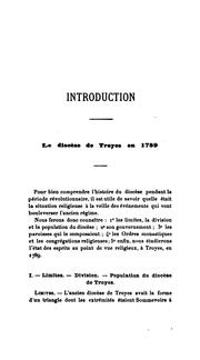 Cover of: Histoire du diocèse de Troyes pendant la Révolution