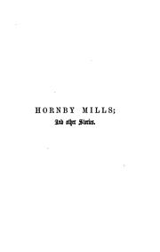 Cover of: Hornby mills, and other stories