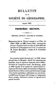 Cover of: Bulletin de la Société de géographie by Société de géographie (France)