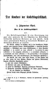 Cover of: Der Konkurs der Kollektiv-gesellschaft by Adolf Fick