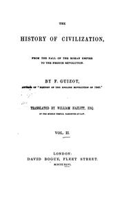 Cover of: The History of Civilization: From the Fall of the Roman Empire to the French Revolution