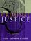 Cover of: Criminal justice