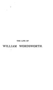 Cover of: The Life of William Wordsworth