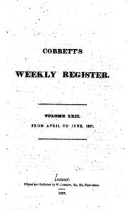 Cover of: Cobbett