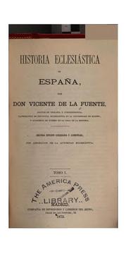 Cover of: Historia eclesiástica de España