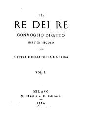 Cover of: Il re dei re: convoglio diretto nell'XI secolo