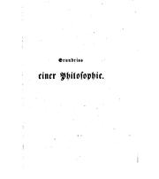 Cover of: Grundriss einer Philosophie by Félicité Robert de Lamennais