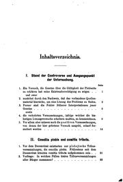 Cover of: Die Gültigkeit der Plebiscite by Wilhelm Soltau