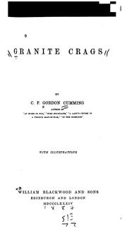Cover of: Granite Crags by C. F. Gordon-Cumming
