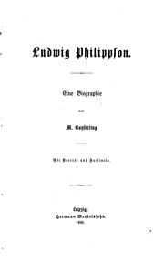 Cover of: Ludwig Philippson: Eine Biographie