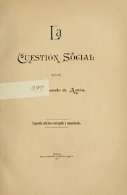 La cuestión social by Fernando de Antón