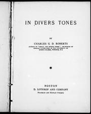 Cover of: In divers tones