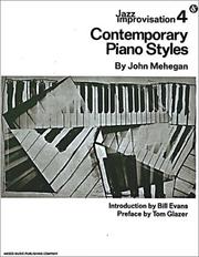 Cover of: Jazz Improvisation 4: Contemporary Piano Styles (Jazz Improvisation)