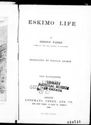 Cover of: Eskimo life | 