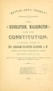Cover of: revolution