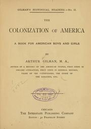 Cover of: The colonization of America