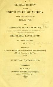 A general history of the United States of America by Benjamin Trumbull