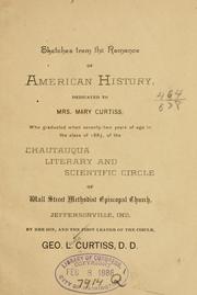 Cover of: Sketches from the romance of American history ...