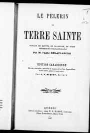Cover of: Le pèlerin de Terre Sainte by Delaplanche abbé