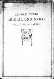 Cover of: Abigaïl und Nabal: Tragödie in drei Akten