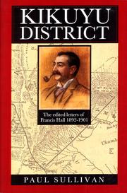 Cover of: Kikuyu District by Paul Sullivan