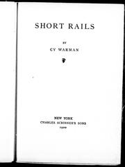 Cover of: Short rails