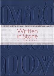Cover of: Written in Stone - Blue by Watson Guptill Publications