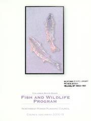 Cover of: Columbia River Basin fish and wildlife program.
