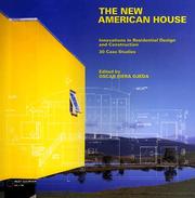 Cover of: The New American House: Innovations in Residential Design and Construction (New American)