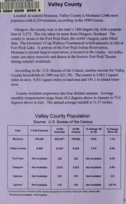 Cover of: Labor market information for Valley County