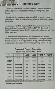 Labor market information for Roosevelt County by Montana. Dept. of Labor and Industry. Research and Analysis Bureau.