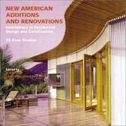 Cover of: New American Additions and Renovations:  Innovations in Residential Construction and Design:  25 Case Studies