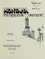 Cover of: Montana petroleum review