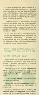 Cover of: Montana conservation districts working for you. | 