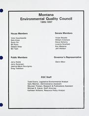 Cover of: Montana Environmental Policy Act handbook. by 