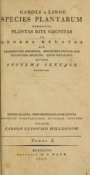 Cover of: Species plantarum by Carl Linnaeus