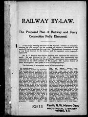 Cover of: Railway and ferry connection by 