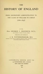 The history of England