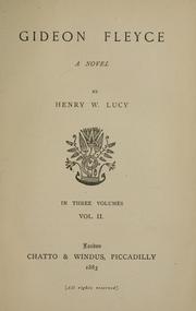 Cover of: Gideon Fleyce: a novel