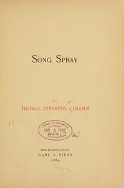 Cover of: Song spray