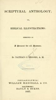 Cover of: Scriptural anthology